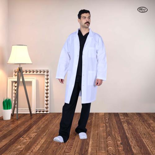 بالطو طبي أبيض مريح MED.MAN