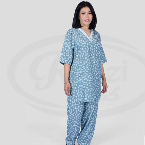 طقم عامله بزهور