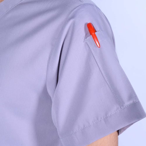 طقم سكراب طبي للجنسين رصاصي 102 Kenzi