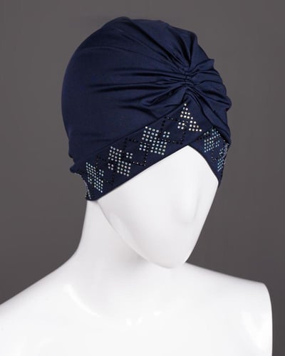 طاقيه رأس بتطريز ناعم من الامام