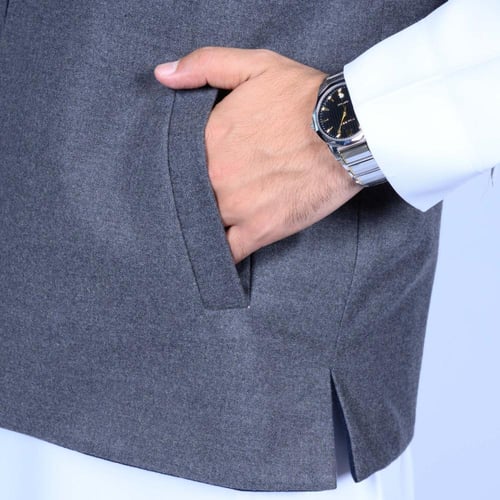 سديري دبل فيس كحلي غامق و رمادي