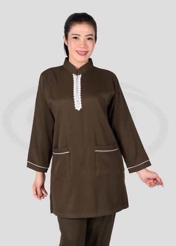 يونيفورم عاملات شتوي بياقة مرتفعه