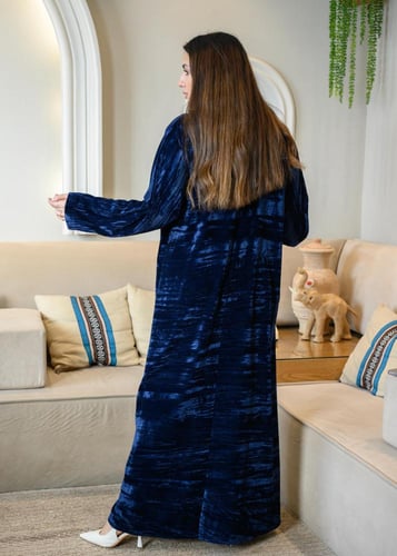 عباية بليزر بيكا أزرق