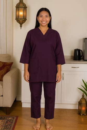 زي عاملات منزليه ساده عملي