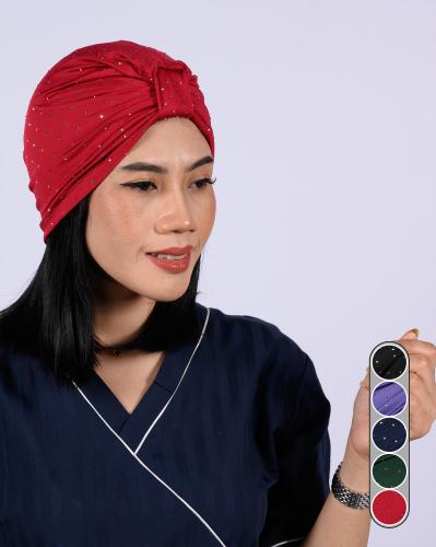 بندانة رأس نسائية الوان متعدده