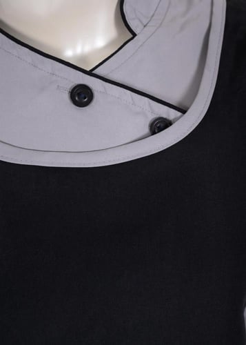 طقم يونيفرم موديل الشيف العملي قطعتين مع مريلة