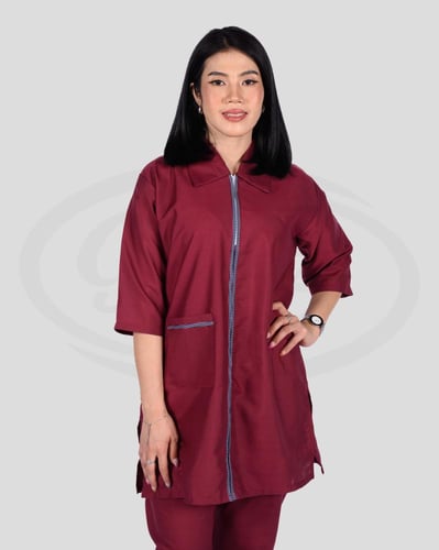 طقم زي عاملة مريح كويتي