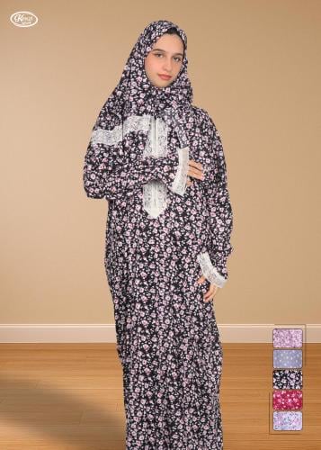 شرشف صلاة بسحاب واطراف دانتيل