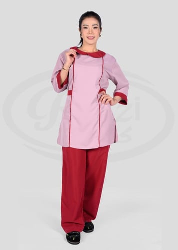 طقم عاملات عملي بربطة خلفية