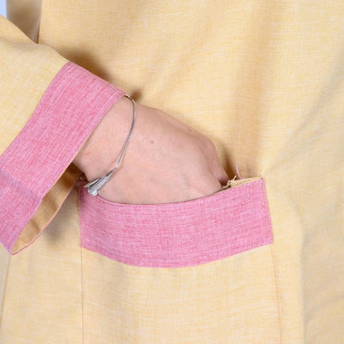 زي عاملة كم طويل أنيق