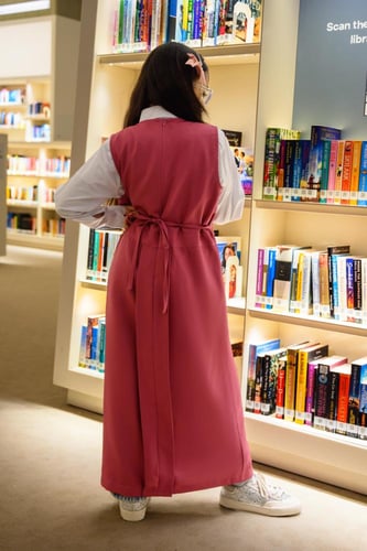 طقم مريول الأميره وردي أبتدائي مع قميص