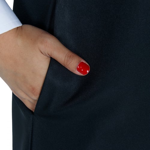 طقم مريول مدرسي متوسط زيتي مع قميص أبيض