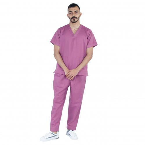 طقم سكراب طبي لون موف غامق 101 Kenzi