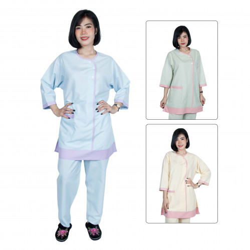 زي عاملات منزلية بأزارير