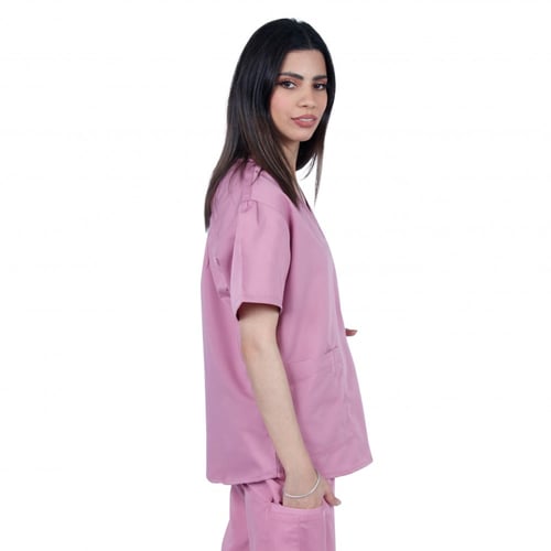 طقم سكراب طبي لون زهري 104 Kenzi