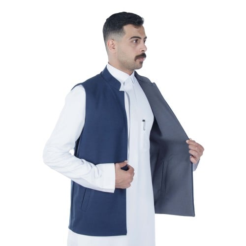 Mسديري دبل فيس كحلي ورمادي فاتح A6