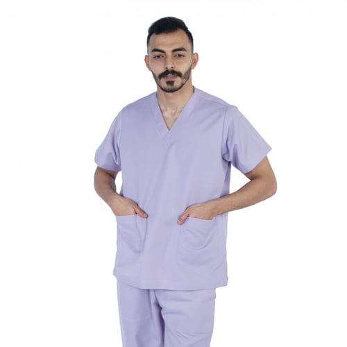 طقم سكراب طبي لون موف فاتح 101 Kenzi