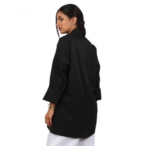 بالطو طبي للجنسين أسود Kenzi