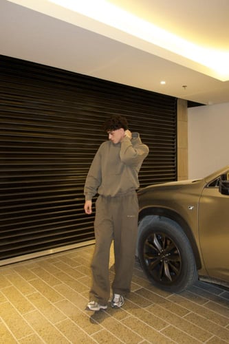 HOODIE DARK GRAY OVER SIZE