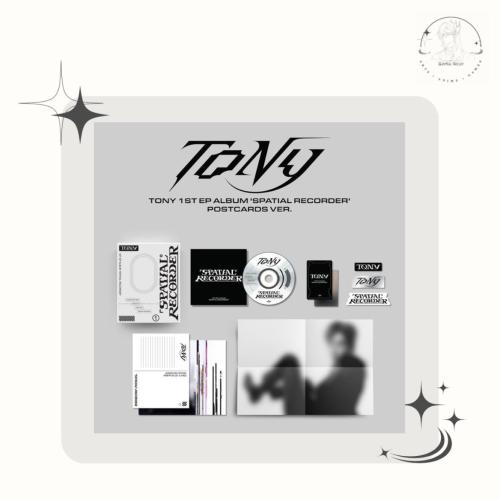 TONY - 1st EP [SPATIAL RECORDER] (POSTCARDS VER.)