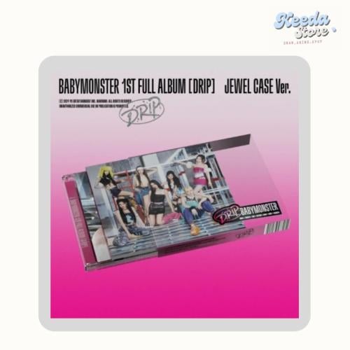 BABYMONSTER - [DRIP] 1st FULL Album JEWEL CASE Ver...