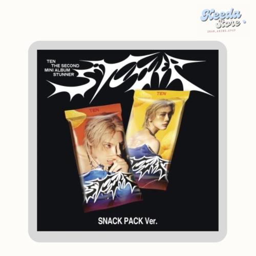 TEN - [STUNNER] 2nd Mini Album QR SNACK PACK Versi...