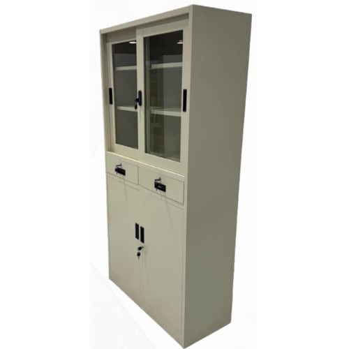 دولاب حديد درفتين مع ادراج