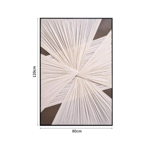 لوحة جدارية بتصميم اقمشه معقدة