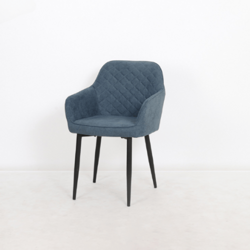 كرسي مفرد مخمل برتقالي