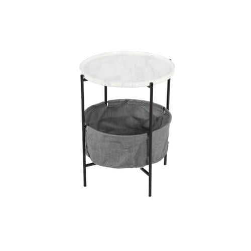 Table and storage basket