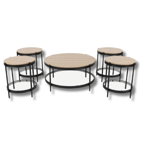 طقم طاولات دائرية