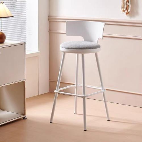 كرسي كاونتر فايبر بقواعد حديد