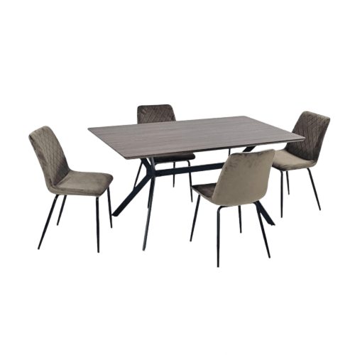 طاولة طعام مع 4 كراسي