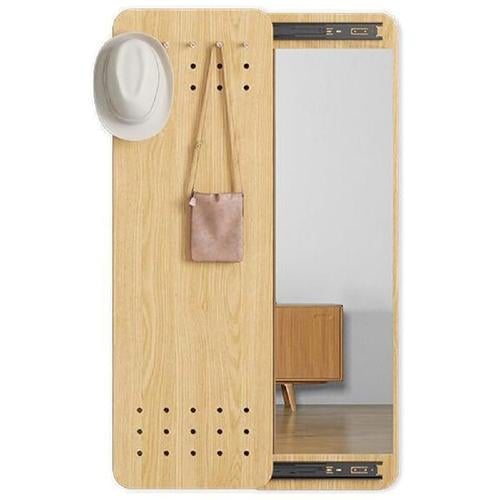 علاقة ملابس مع مرايا مع باب سحاب