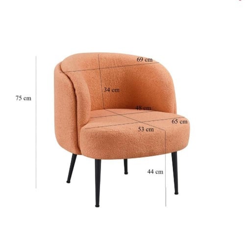 كرسي بوكلية اسود و متعدد الالوان