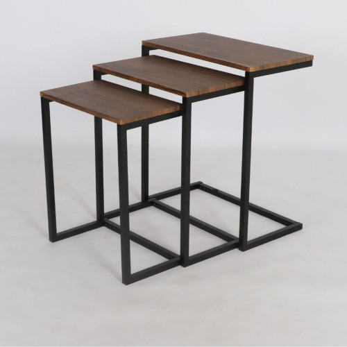 طقم 3 طاولات خدمة