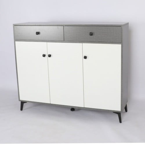 دولاب احذية مع درجين اضافية كبير