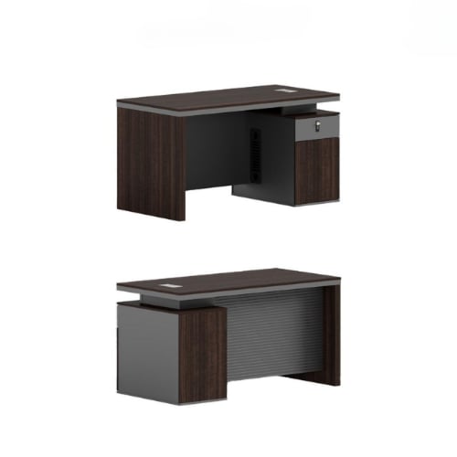 مكتب خشب مقاس 140 جنب واحد