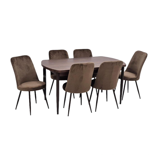 طاولة طعام مع 6 كراسي