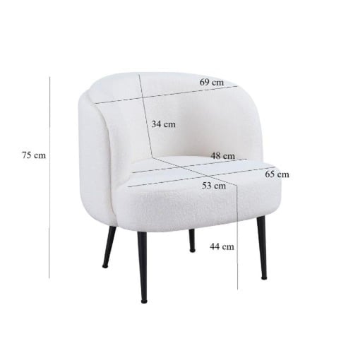 كرسي بوكلية اسود و متعدد الالوان