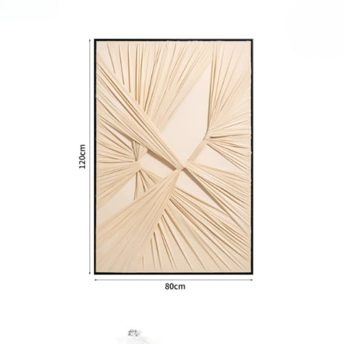 لوحة جدارية بتصميم اقمشه معقدة