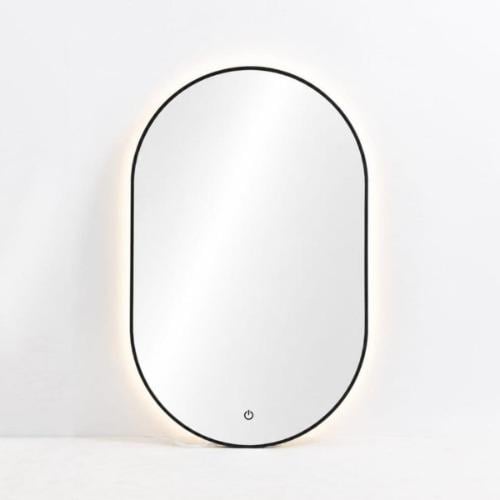 Oval illuminated mirror - multiple sizes