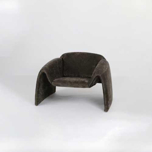 كرسي كنب قماش شمواه بتصميم فريد