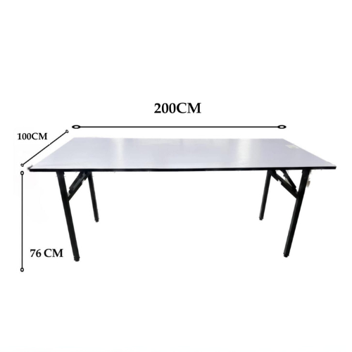 طاولة خشب مستطيلة للمناسبات قابله للطي