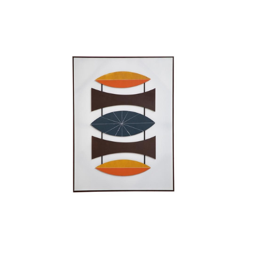 لوحة جدارية بتصميم بيضاوي