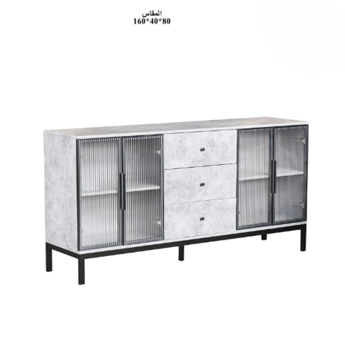 بوفيه خشب بادراج