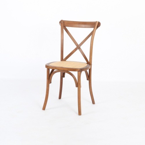 كرسي راتان خشب 3 الوان