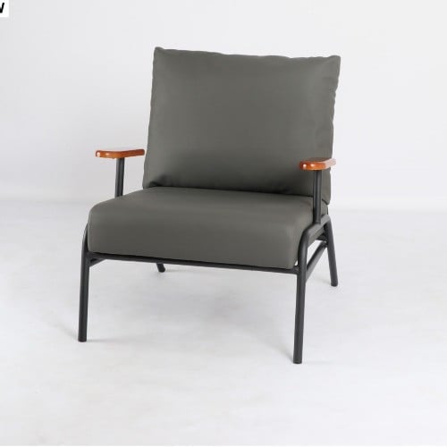 كرسي جلد ثابت