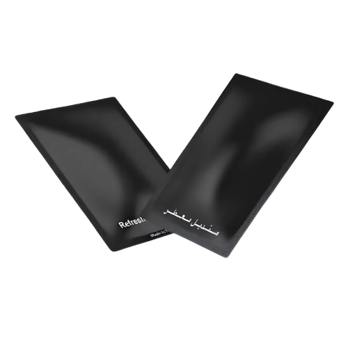 مناديل معطرة فاخرة سوداء 8*6 سم - 100 حبة