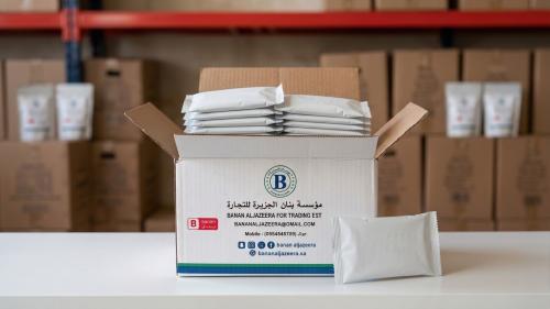 منشفة معطرة فاخرة باللون الأبيض ورائحة اللافندر -...